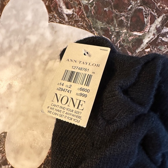 New! Black cashmere gloves One size - Picture 2 of 3